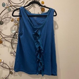 Ann Taylor Ruffle Top